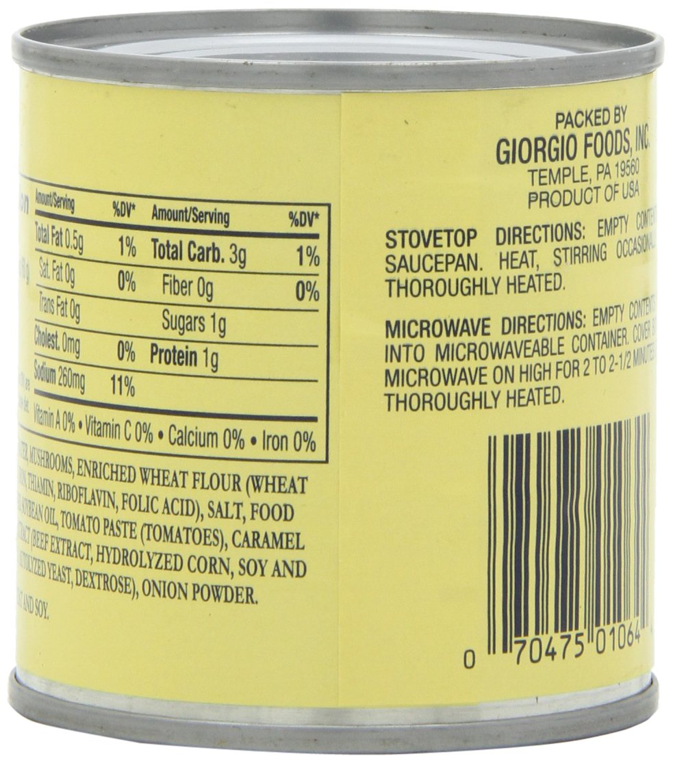 Giorgio Dawn Fresh Mushroom Steak Sauce, 6-Ounce (Pack of 12)