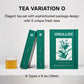 Osulloc Tea Variation ''O'' (36 Count, 6 Types X 6 Ea), Elegant & Sophisticated Designed Tea Gift Set, Perfect Tea Set For Your