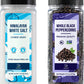 Soeos Himalayan White Salt 20 Oz + Whole Black Peppercorns 9.5 Oz  Coarse Grain  White Sea Salt  Black Peppercorns  Salt and Pepper Grinder Refill  Spice Seasoning Set for Cooking  837g (2 Set)