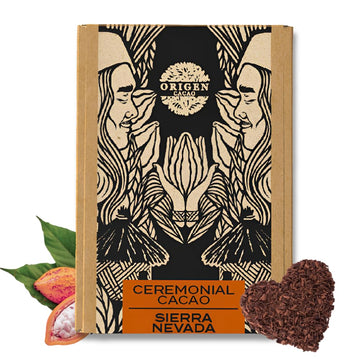 Origen Ceremonial Cacao - 100% Natural Ceremonial Grade Cacao - Unsweetened & Anti Oxidant Pure Superfood - Indigenous Criollo From The Arhuaco Tribe - Vegan  Gluten-Free