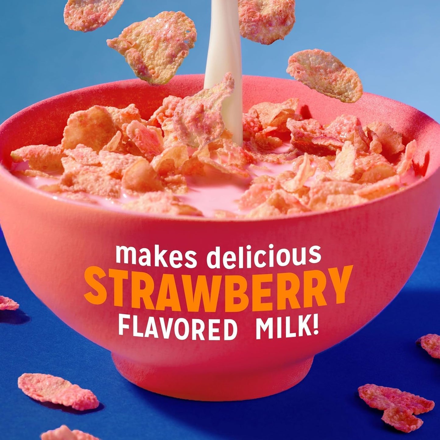 Kellogg'S Strawberry Milkshake Flavored Frosted Flakes Cereal, 435G/15 Oz. Box (Imported From Canada)