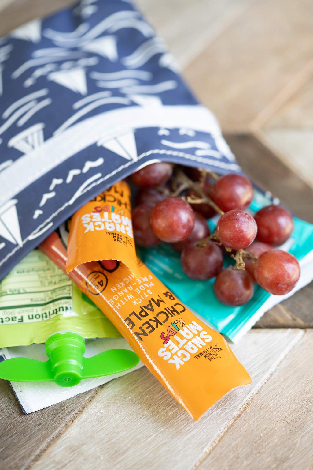 Snack Mates by The New Primal, Chicken & Maple Stick, All-Natural Chicken, High Protein and Low Sugar Kids Snack, Certified Pale