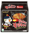 Samyang Hot Chicken Ramen Buldak Fire Noodles, 5 X 140 grams