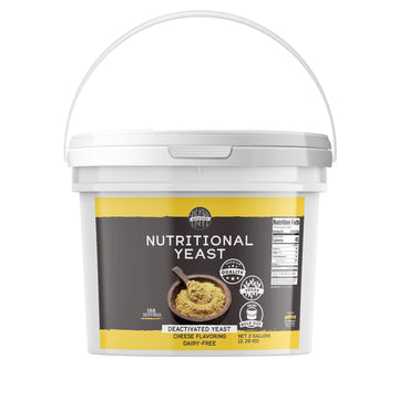 Birch & Meadow 2 Gallon Bucket Of Nutritional Yeast Flakes, Popcorn, Yummy Nooch