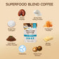 Veltracha Whey Protein Coffee, Collagen Protein Iced Coffee with Prebiotic Mushrooms & Butter, Natural Energy without Jitters -