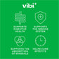 Vibi+ Strawberry Kiwi Prebiotic Water - Digestive Health Support - Sugar Free High Fiber Flavored Drink - Keto, Vegan, Healthy,