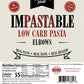 ThinSlim Foods Impastable Low Carb Pasta, Elbows, 8g Net Carbs, 36g Fiber, 55 Calories, 8 Ounce (Pack of 2)