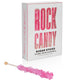 Light Pink Rock Candy Sugar Sticks - Cherry Flavored - 12 Individually Wrapped Pink Party Favors