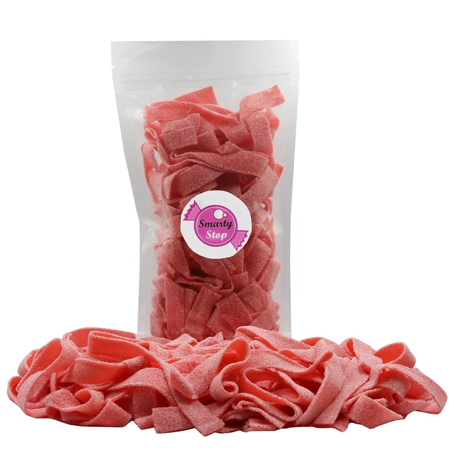 Smarty Stop Sour Gummy Candy Strips (Pink Lemonade, 1.5 Pound)