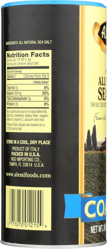 Alessi Natural Mediterranean Coarse Sea Salt