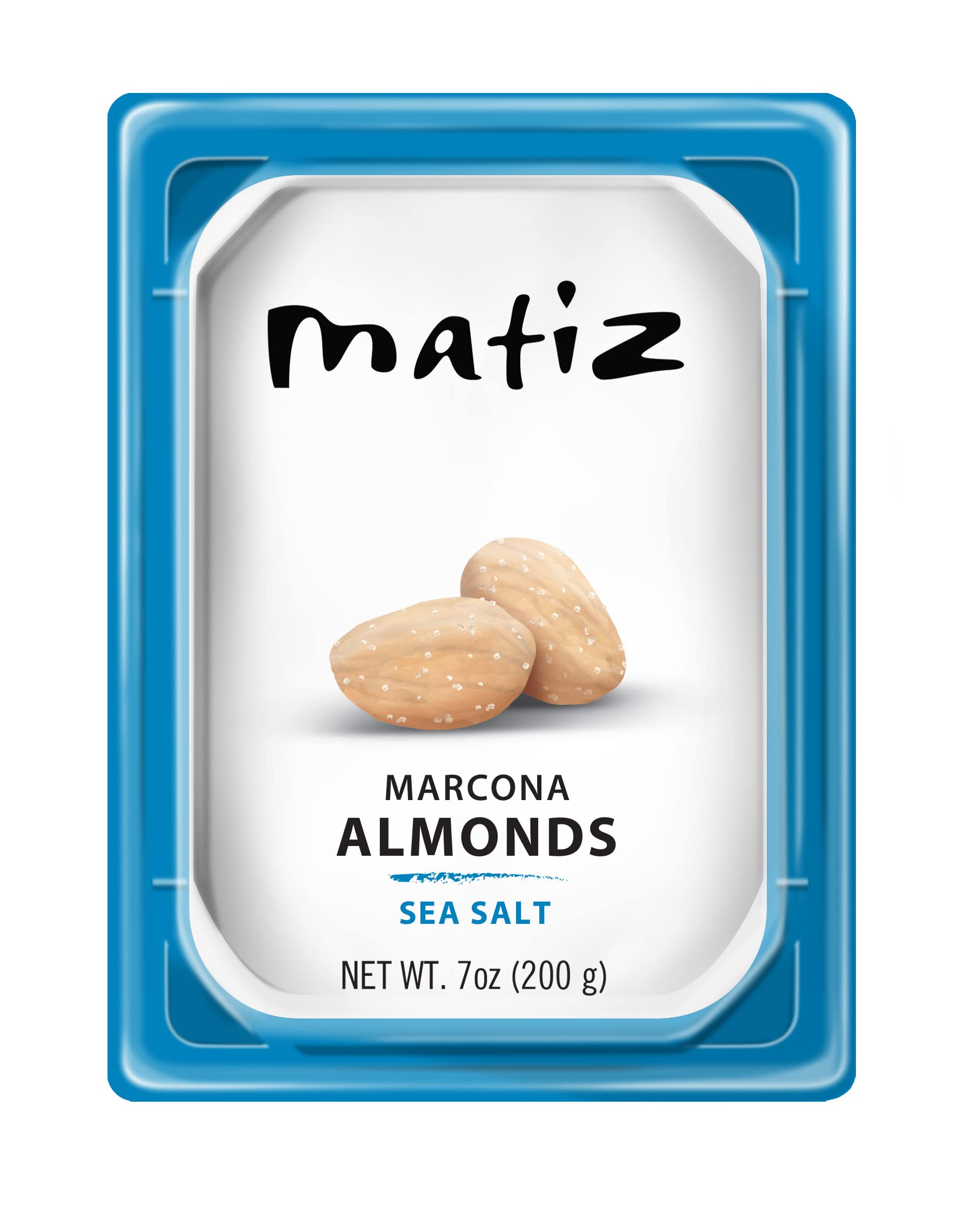 Matiz Marcona Almonds with Sea Salt | Spanish | Natural | Artisonal | 7oz/200g |
