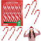 Fruidles Christmas Candy Canes Suckers, Peppermint Flavor, Individually Wrapped, 12 Count, Multi Color
