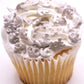 NCS Silver Anchor Edible Candy Cake Toppers, 8 ounces