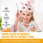 3Pcs White Edible Markers For Cookie Decorating, Food Coloring Pens, Double Side Food Grade Pens With Fine & Thick Tip For Decor
