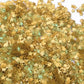 CakeSupplyShop Metallic Gold Stars Edible Shimmer Glitter for Cakes and Cupcakes .15 oz Jar
