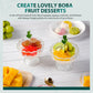 Soeos Mango Popping Boba Pearls 6.6 lb - Bursting Boba for Bubble Tea, Shakes, Desserts, Smoothies, and Ice Cream Topping - Yellow