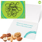 Nut Cravings Gourmet Collection - Thank You Tower Gift Basket, Gourmet Nuts & Dried Fruits With Ty Ribbon + Greeting Card (12 As