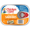 Chicken of the Sea Sardines in Oil, Wild Caught, Lightly Smoked, 3.75 Ounce Can, Pack of 1