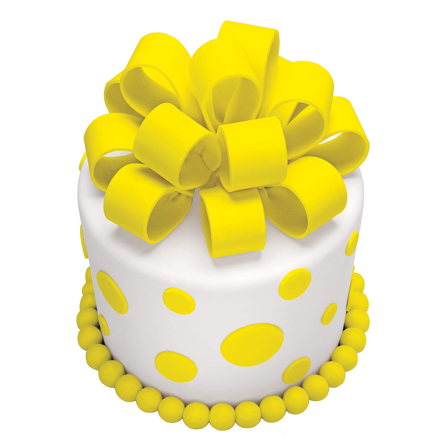Satin Ice Yellow Fondant, Vanilla, 2 Pounds