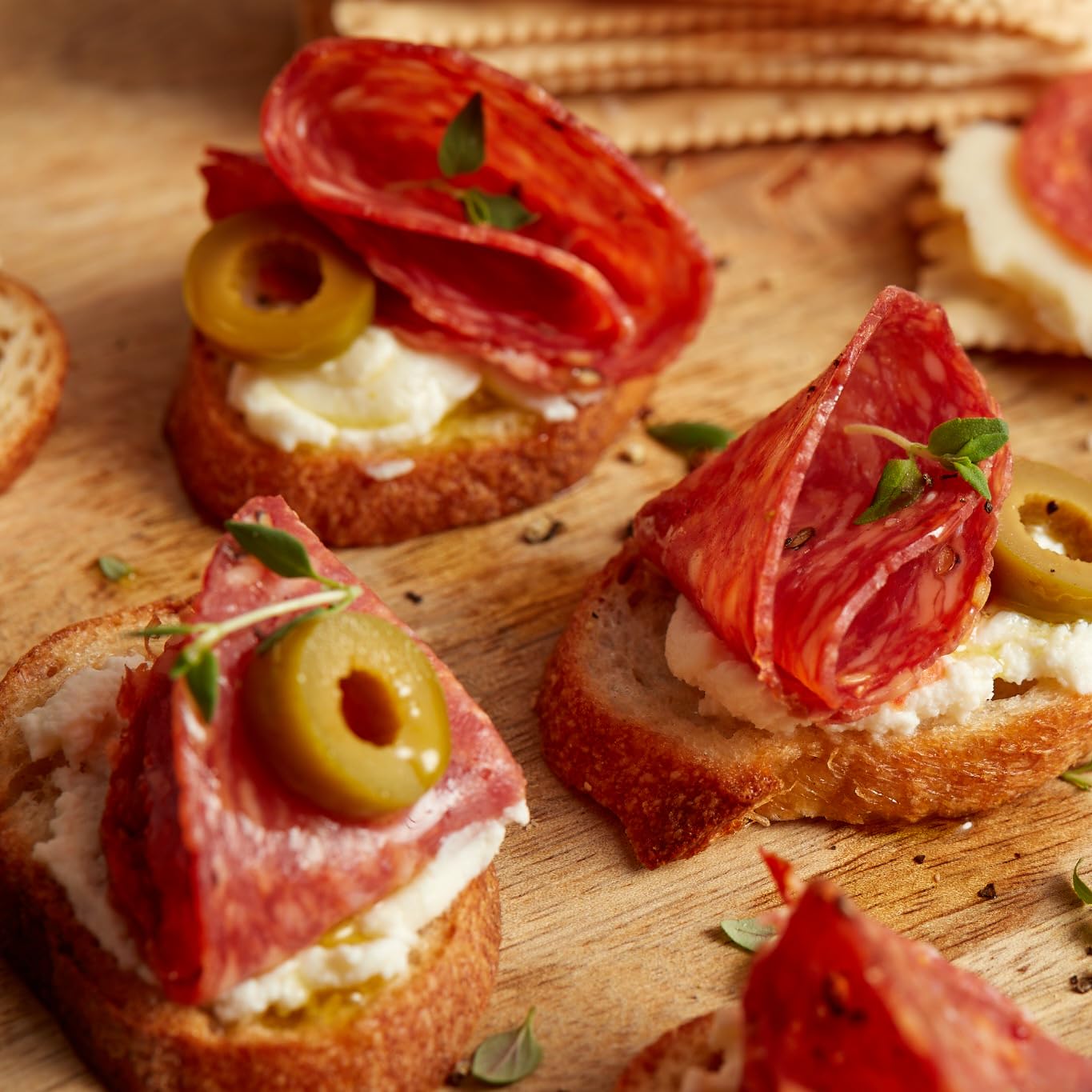 Olli Salumeria, Pre-Sliced Salami, Calabrese - Zesty Cayenne Pepper And Paprika (4Oz, 3 Pack)