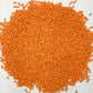 Sentovac Edible Orange Jimmies Sprinkles For Cake Decorating | Cupcake And Ice Cream Toppers Cake Decorations | Soft Jimmies Spr