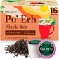 Gya Tea Co Caffeinated PuErh Black Tea Pods - 16 Count, Smooth and Robust, Enjoy Hot or Iced