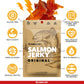 Kaimana Jerky Wild Caught Salmon Jerky - Organic Seafood Snack - Low-Calorie, Gluten-Free - 3 Pack (2 oz Each)