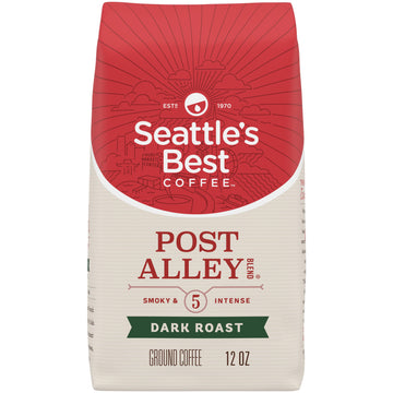 Seattle'S Best Coffee Post Alley Blend (Previously Signature Blend No. 5) Dark Roast Ground Coffee, 12 Ounce (Pack Of 1)