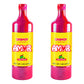 Amor Chamoy Sauce | Bittersweet flavor | 2 500 Scoville level Enjoy it with fruits  veggies  snacks  and drinks | Kosher | 33 fl oz bottle (Pack of 2)