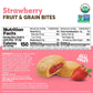 Olyra Organic Soft Baked Strawberry Breakfast Bars - High Fiber Snacks - Pack of 12