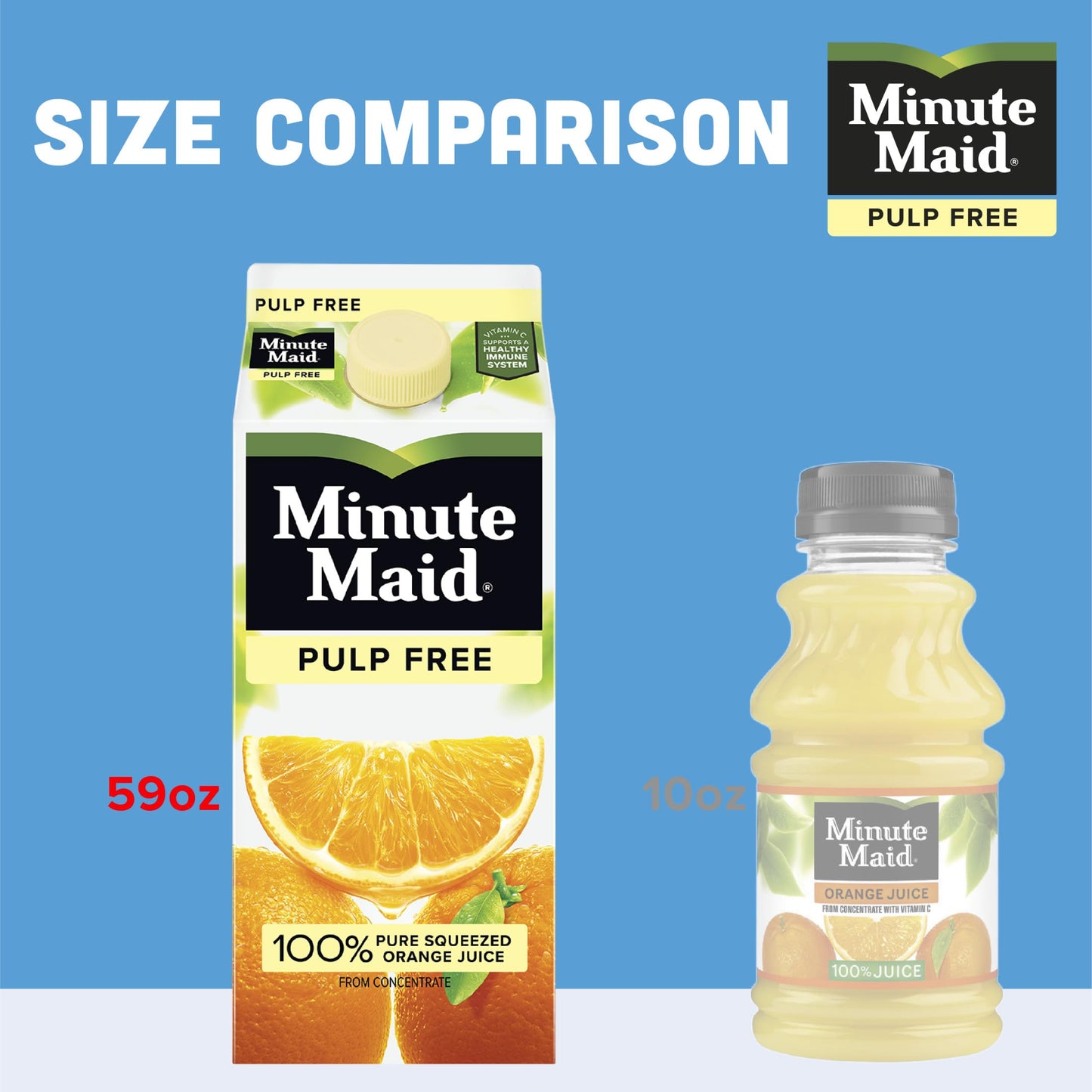 Minute Maid, Pulp Free Orange Juice, 59 Fl Oz