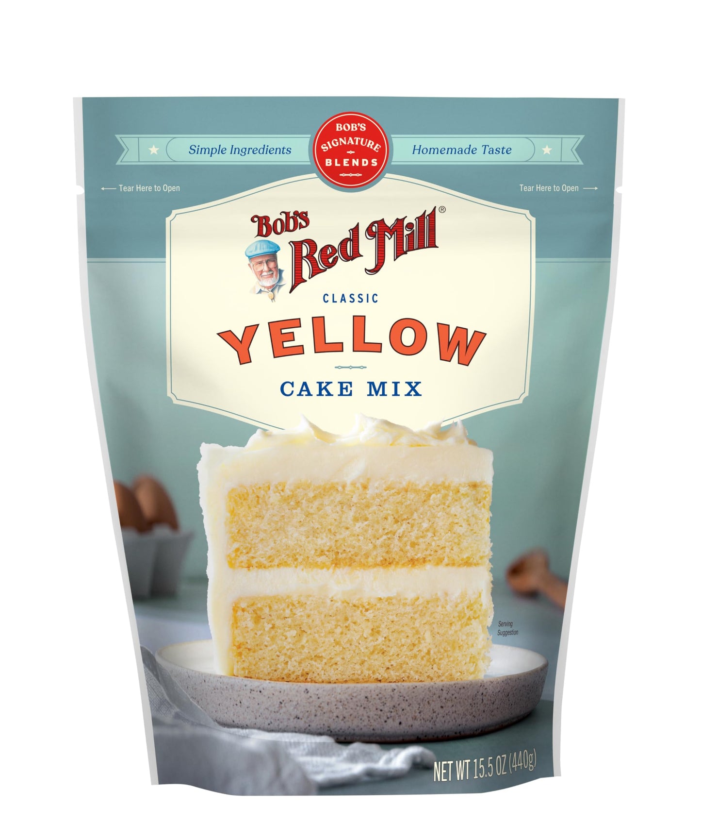 Bob'S Red Mill Signature Yellow Cake Baking Mix, 15.5Oz (Pack Of 4) - Non Gmo, Kosher