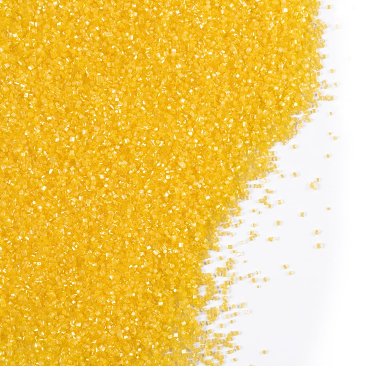 Yellow Sanding Sugar Edible Sugar Sprinkles For Cake Decorating Sparkling Edible Crystal Candy For Easter Wedding Party Baking C
