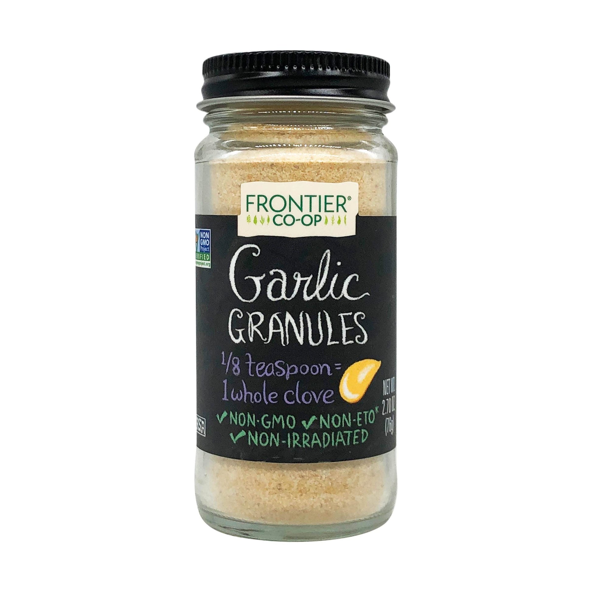 Frontier Culinary Spices Garlic Granules 2.7-Ounce Bottle
