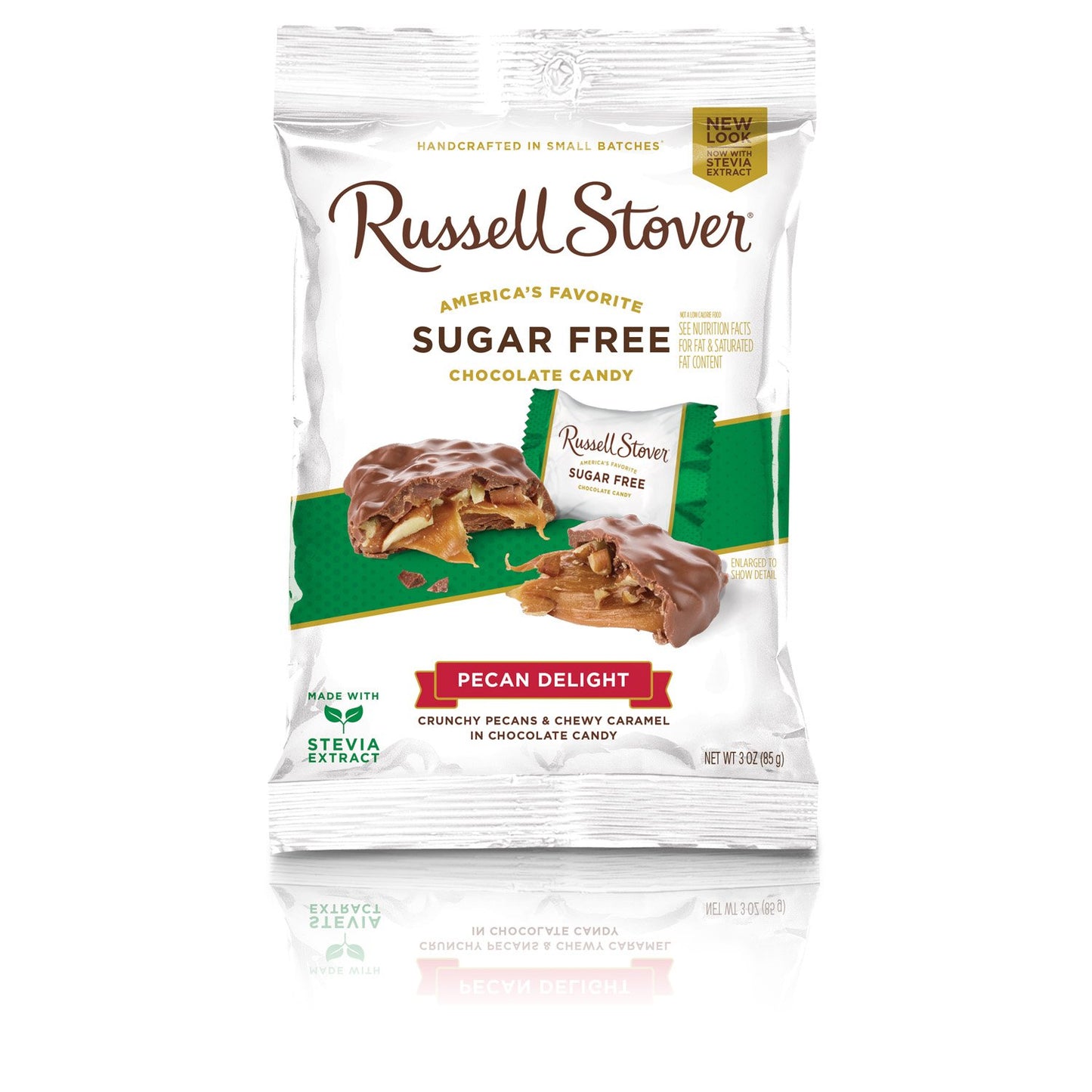 Russell Stover Sugar Free Pecan Delight, 3-Ounce Peg Bags (Pack of 10)