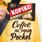 Kopiko Coffee & Cappuccino Candy Variety Pack - Real Coffee Extract - Pack of 4 - Black