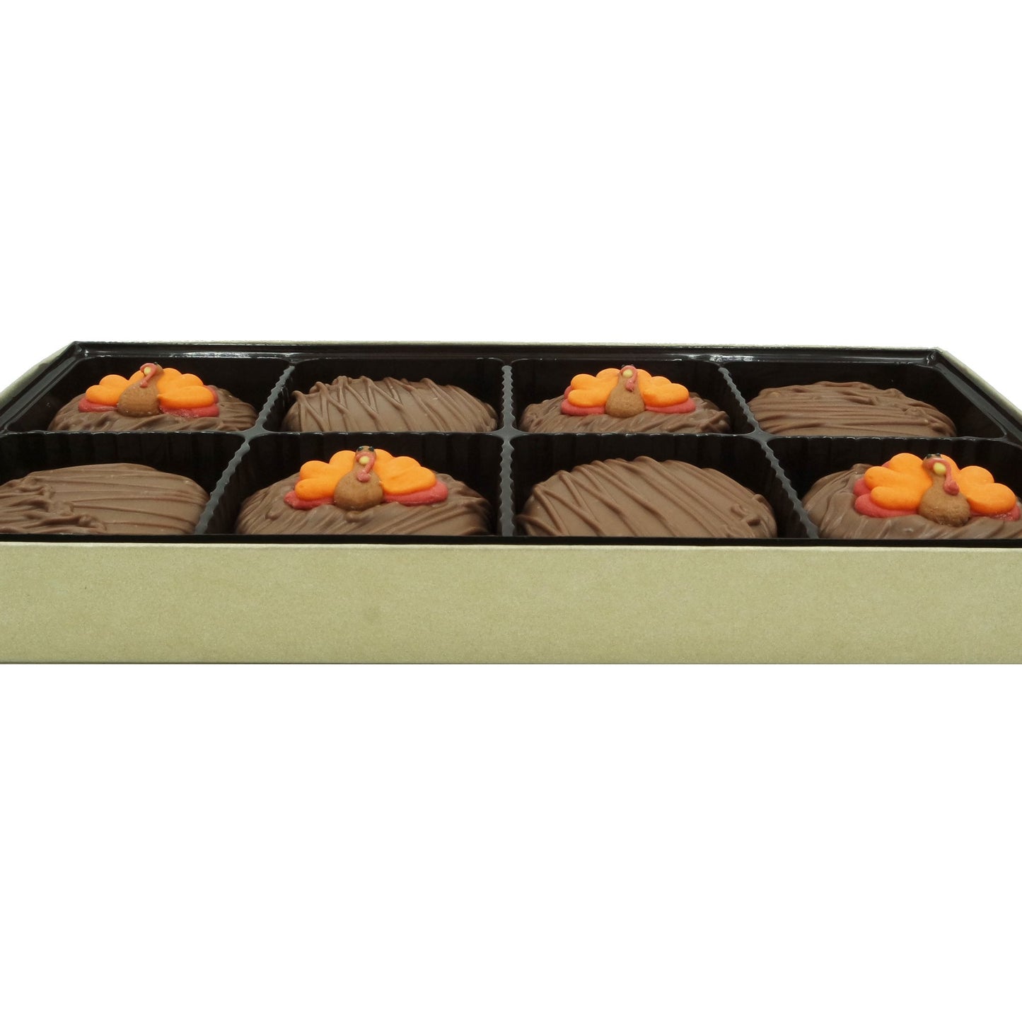 Philadelphia Candies Milk Chocolate Covered OREO Cookies, Thanksgiving Tom Turkey Gift, 8 oz