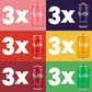 bubly Sparkling Water, 6 Flavor Variety Pack (Blackberry, Lime, Cherry, Grapefruit, Strawberry, Mango), Zero Sugar & Zero Calori