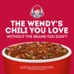 Wendys Chili No Beans, Canned Chili, 15 oz.