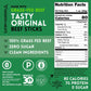 Mission Meats Beef Sticks - 100% Grass Fed & Pasture Raised, Zero Sugar, Gluten Free, Individually Wrapped Healthy Snacks, Whole