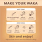 Waka Vanilla Chai Tea Powder Mix, Unsweetened Vegan, 4.5oz Pouch, 100% Tea Leaves, Natural Spices, 195 Servings