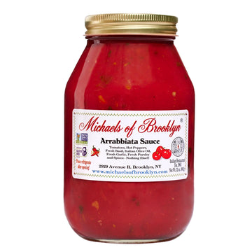 Michaels Of Brooklyn Pasta Sauce, Arrabbiata, 32 Oz