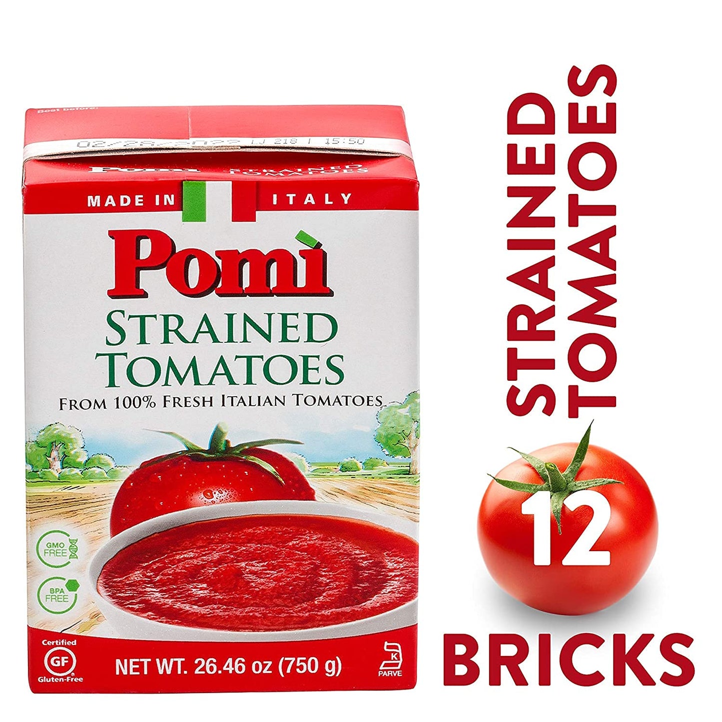 Pomi Strained Tomatoes 26.46 Oz