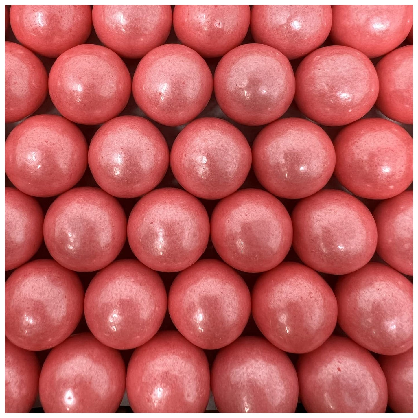 Candy Retailer Gumballs - Great For Parties Or Gumball Machines - 2Lb Bag (Large 1", Shimmer Light Pink)