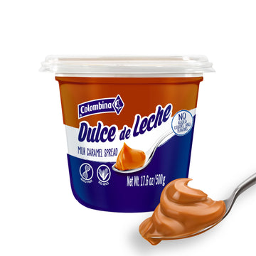 Colombina Dulce de Leche (Arequipe) Milk Caramel Spread, Gourmet Spreadable Caramel Sauce & Dessert Topping for Baking, Pastries