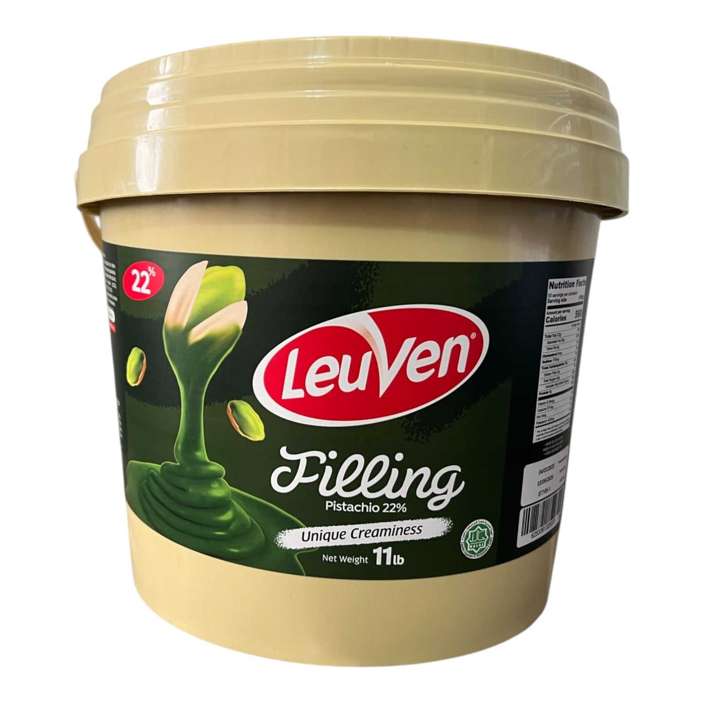 LeuVen Pistachio Cream 11LB (Pistachio 22%)