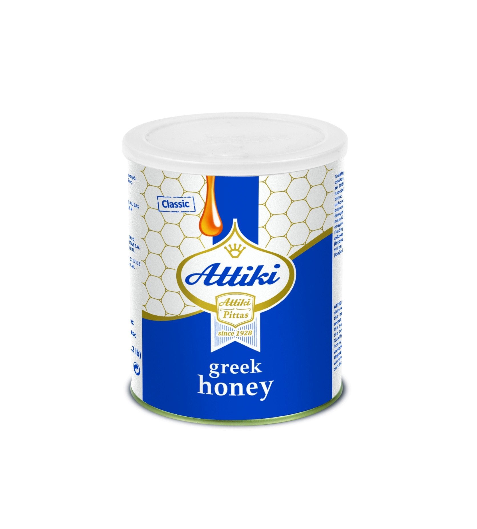 Attiki - Greek Natural Honey From Mountains With Thyme, Wild Flowers & Herbs 250Gr