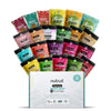 Nutruit Gourmet Healthy Snacks - 32 Pack Mega Variety Box - Vegan, Gluten Free, Non-Gmo Bulk Snacks - Kosher, High Protein, High