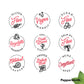 Peppersmith Strawberry Dental Mints 12x15g