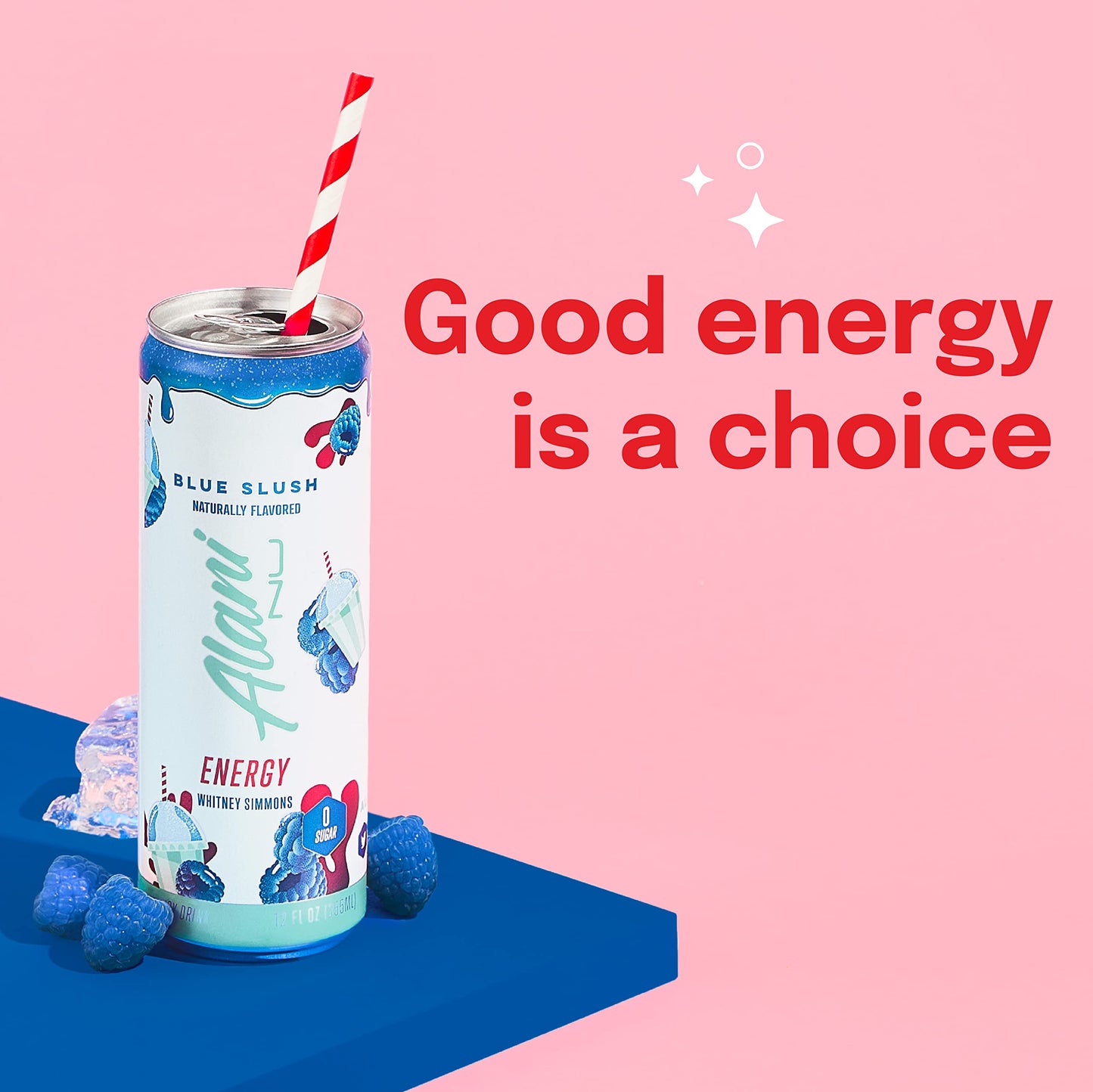Alani Nu BLUE SLUSH Sugar Free  Low Calorie Energy Drinks | 200mg Caffeine | Pre Workout Performance with Antioxidants | Biotin B Vitamins | Zero Sugar | 10 Calories | 12 Fl Oz Cans (12 Pack)